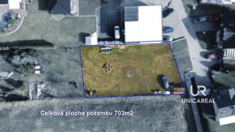Prodej stavebního pozemku 703 m², Holubice