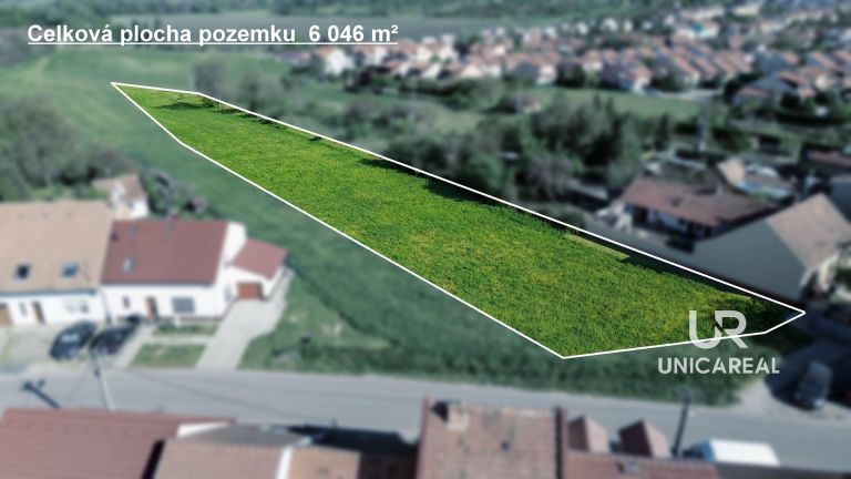 Prodej stavebního pozemku 6 046 m², Sokolnice