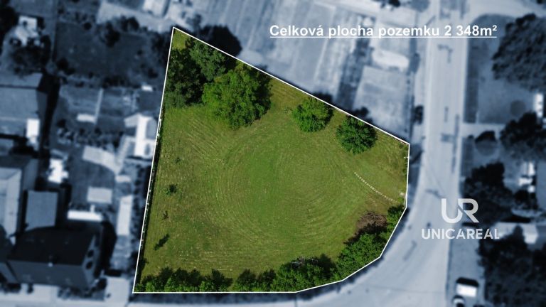 Prodej stavebního pozemku 2348 m² Kovalovice