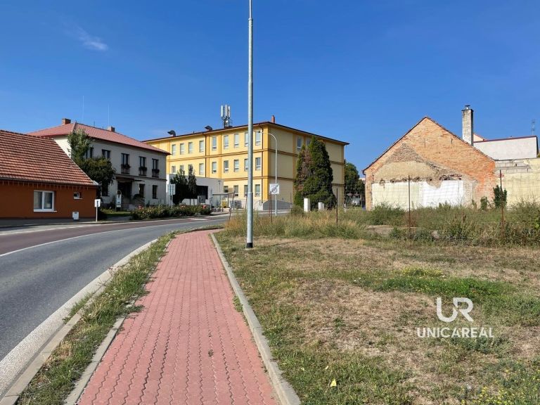 Stavební pozemek v centru Sokolnic, 1238 m²