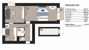 Pudorys-bytu-Frycajova-Brno-Obrany